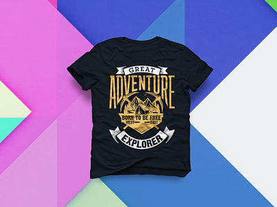 Great Adventure Explorer Adventure T Shirt Design