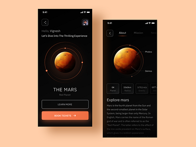 Mars Booking app