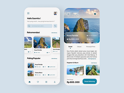 Travel Mobile App Design