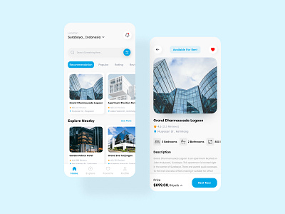 Properties Mobile App Design app app design design mobile online ui