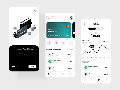 E-Wallet Mobile App Design