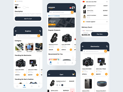 Redesign Amazon Mobile App 2020 trend app app design design mobile online ui