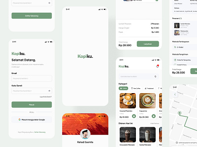 Coffee Shop Mobile App Design