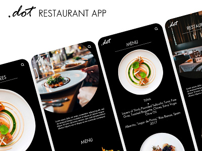 Restaurant App Mockup