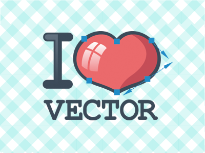 I Love Vector arrow fun heart love vector