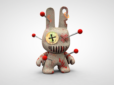 Voodoo Rabbit character cinema4d fun rabbit toy voodoo
