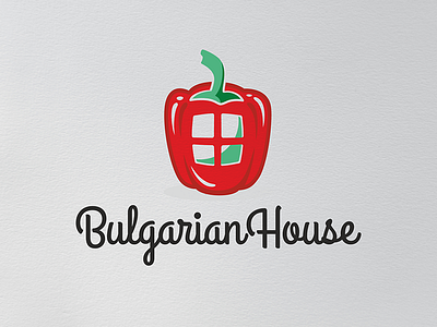 Bulgarian House Logo bulgaria house logo peper vector