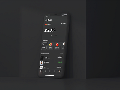 Financial App — Design exploration.