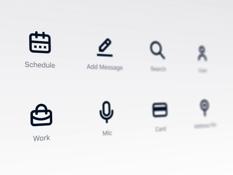 Icon Set For Upcoming Ui Kit By Dmitry Kozhevnikov On Dribbble