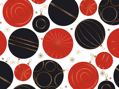 Mid-century Vibes Xmas Pattern