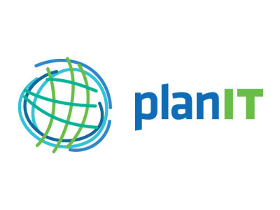 PlanIT logo branding design it logo