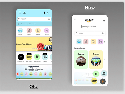 Amazon Shopping App Ui