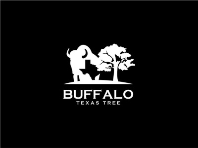 logo buffalo animation branding design flat logo minimal