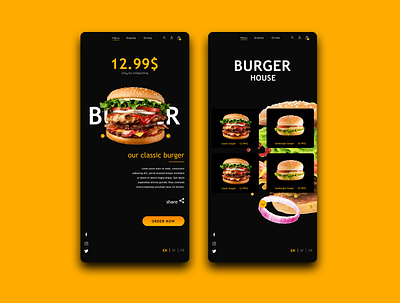 foodapp design ui ux