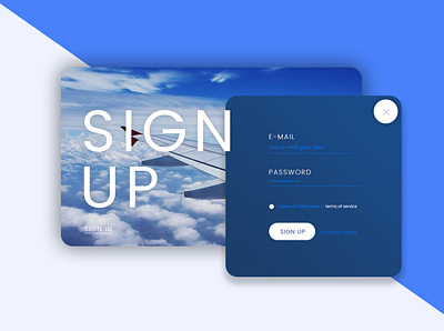 Sign-up branding creative design ui ux webdesign