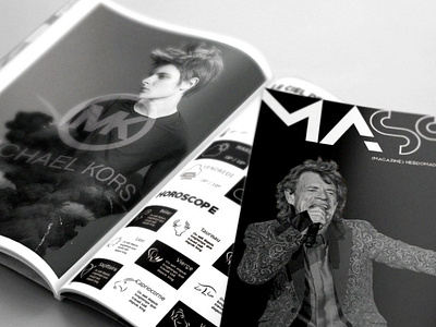 Massif indesign magazine design magazine illustration