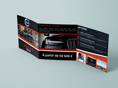 Volvo - depliant adobe design flyer illustrator indesign