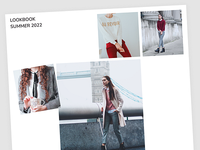 YOUSEE Lookbook catalog design ecommerce fashion lookbook product shop street fashion style ui ui design