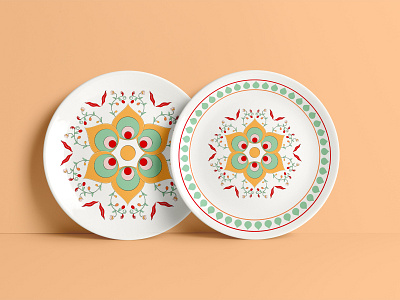 ethnic pattern design adobe adobephotoshop design ethnic ethnicpattern geometric graphic design graphicdesign illustration mockup mosaic pattern patterndesign plate platedesign seamless tile tiledesign tilepattern tradinitoal