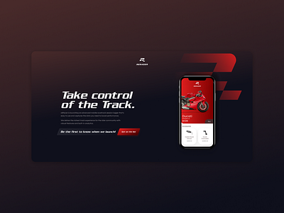 reRacer - landing page