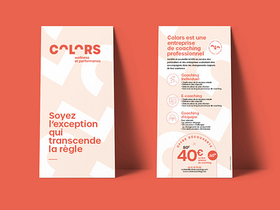 Flyer visual for Colors branding design flyer graphic design logo typography