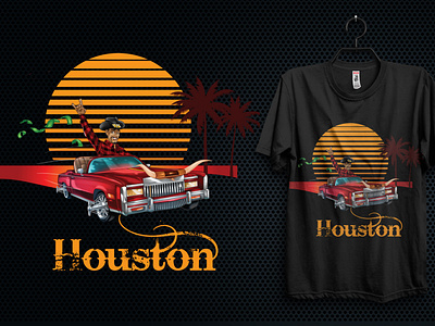 Houston T-Shirt Design graphic design logo logo design t shirt t shirt design t shirts tshirt art tshirtdesign typography