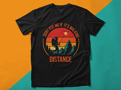 Hiking T shrit Design.