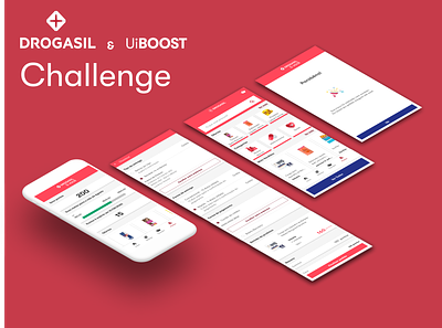Drogasil / UiBoost challenge app challenge desafio design drogasil new feature real case study study case ui uiboost uidesign