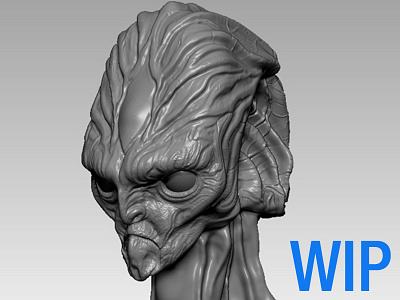 Alien! WIP 3d aris aris española character design designer filipino makati manila philippines pinoy