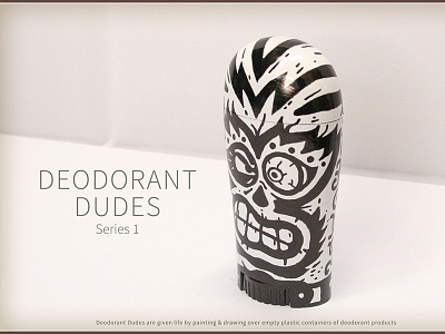 Deodorant Dudes & Dudettes - Lemur Luchador aris aris española designer diy figurine filipino graphic design makati manila philippines pinoy sharpie