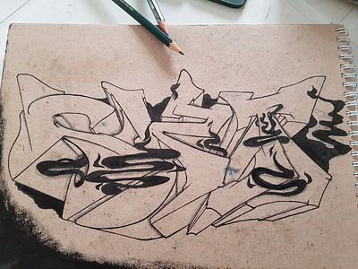 SKT graffiti wildstyle