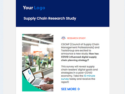 Supply Chain Email design ui ux