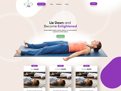 Yoga Page Design