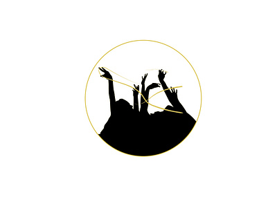ILLUSTRATION FOR CARD FOR DANCE COMMUNITY branding dance dance logo design icon illustraion logo vector