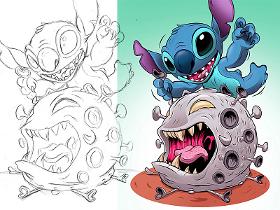 zombie lilo and stitch