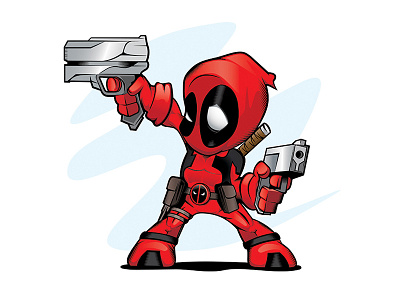 Deadpool adobe cartoon comics deapool illustrator image marvel vector