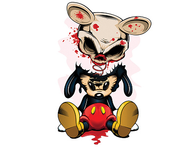 Mickeymouse cartoon disney disneyland illustrator logo mickey mouse mickeymouse mouse skull vector