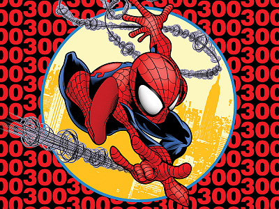 Spider Man cartoon comics illustrator marvel marvelcomics spiderman vector