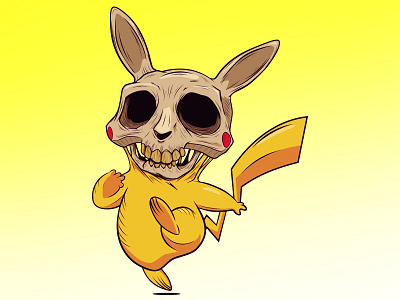 Pikachu adobeillustrator cartoon digitalart illustration illustrator pikachu vector