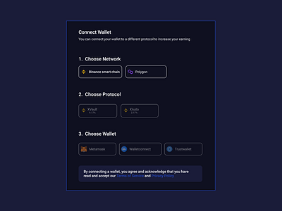 Connect wallet modal design ui ui design uiux web