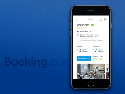 Booking.com, Hotel Page