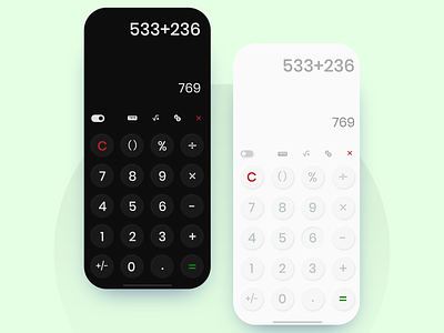 Calculator app app dailyuichallenge design ui ux