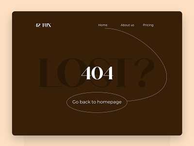 404 page dailyuichallenge design typography ui vector