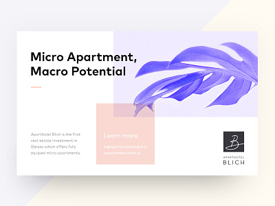 Aparthotel Blich bright clean colors design flat hotel minimal nature pastel scandinavian ui ux