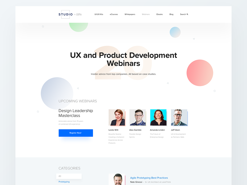 UXPin Studio — Webinars By Adam Zielonko For UXPin On Dribbble