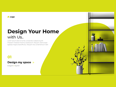 Daily UI- 012 (E-Commerce Shop) ecommerce furniture homedecor homepage illustration lemon photoshop