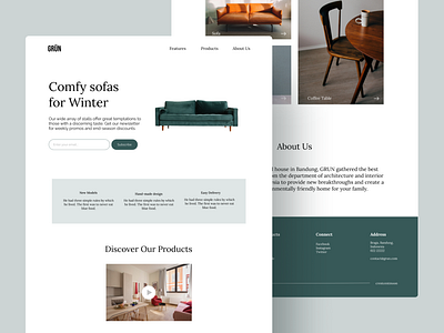 Product Landing Page - Furniture