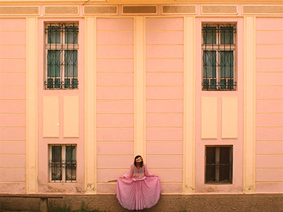 Cotton Candy Concept part.3 cotton dress old pastel photography pink pink house retro symmetry vintage wes anderson wes fest