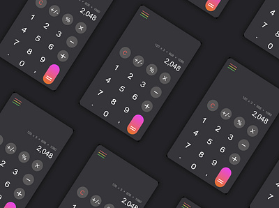 Daily UI Challenge: 004 app art calculator daily ui dailyui dailyui004 design icon illustration ui ux