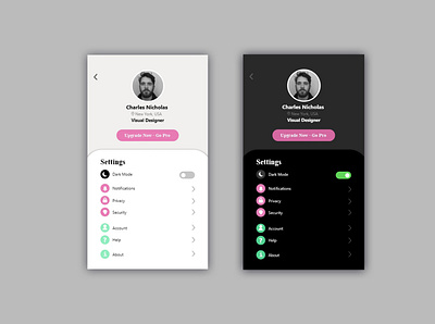 Daily UI Challenge: 007 app art daily ui dailyui design icon illustration settings ui ui ux vector website